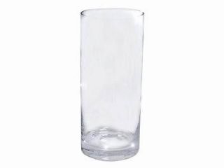 24 pcs 12 tall Cylinder Clear Glass VASES   Wedding Party 