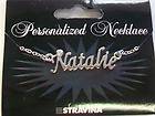 Personalized Girls Necklace  NATALIE   You Pick The Finish GOLDTONE 