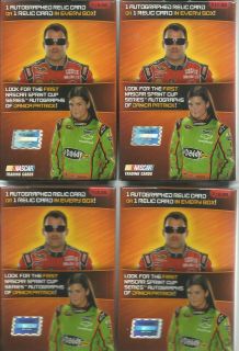   Pass IGNITE NASCAR Cards Box LOT  1 Auto or Relic Card per box FS