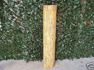 Bamboo Split Flat Fence 4 x 15 Tiki Bar Luau Fencing
