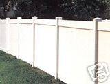 PVC VINYL PRIVACY FENCING WHITE 6X8 ALL NEW 20 YEAR WARRANTY