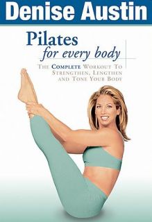Denise Austin Pilates for Every Body DVD Workout Fitness Exercise Core 