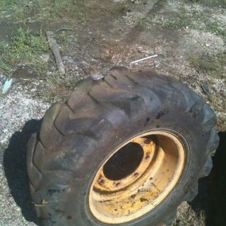 12.5/80 181mp Tires Foam Filled W/wheel 416 Cat Backhoe 4x4