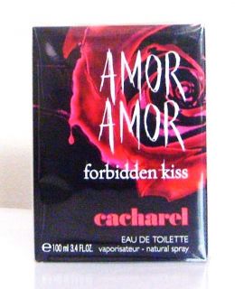 AMOR AMOR Forbidden Kiss EDT 100ml, by Cacharel, Brand New in Perfect 