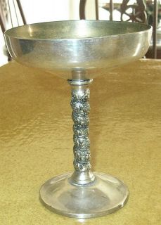 CROSBY SILVER 4 GOBLETS **G 1009 **SPAIN *SP(Silver & Pewter 