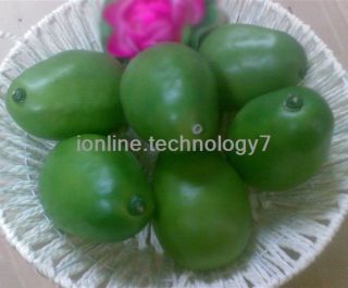 6pcs Artificial Large Lime   Plastic Decorative Fruit Limes