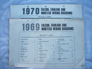 1969 Ford Falcon, Fairlane, and Montego Wiring Diagrams