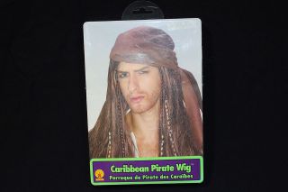 PIRATES OF THE CARIBBEAN JACK SPARROW WIG AND HEAD WRAP