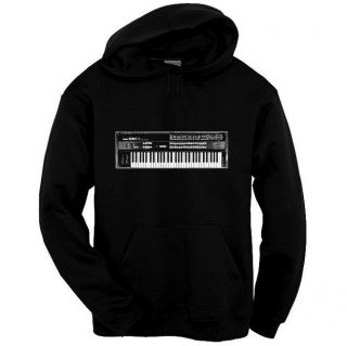 Yamaha DX7 Synthesizer Hoodie Keyboard Pullover Sweatshirt Size S 3XL 