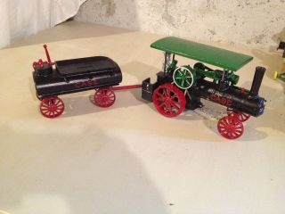 DIECAST MODEL OF OLD CASE FARM TRACTOR & WAGON