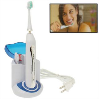 Diamond Ultrasonic Electric Toothbrush with UV Sanitizing Base 3 Brush 