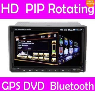HD Digital Touch Screen Car CD DVD GPS Player Stereo TV SD USB iPod 