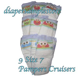 Baby Diapers Sample Pack of Size 7 Toddler Pampers Cruiser Sampler 