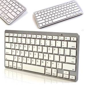 New White Bluetooth Wireless Keyboard For iPad 2 3rd Generation Mac OS 