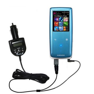Samsung YP S3 Digital Media Player FM Transmitter & Car