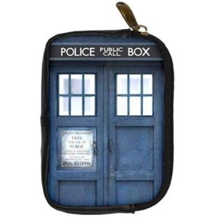   Tardis Police Public Call Box Digital Camera Leather Case Cover Pouch
