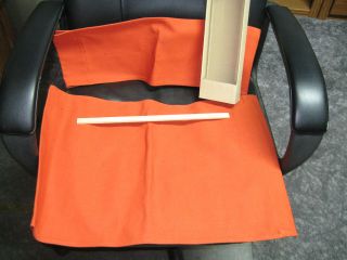 PIER 1 DIRECTORS CHAIR CANVAS COVER GREAT FALL COLOR ORANGE NEW