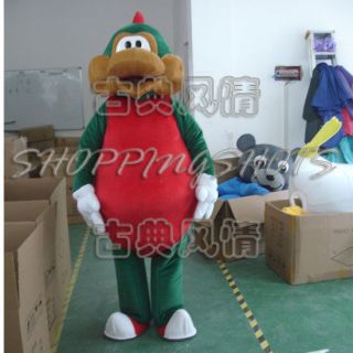 Dinosaur Dragon Mascot Costume Fancy Dress R00642 adult size one size 