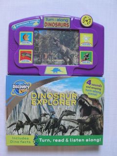 DISCOVERY KIDS DINOSAUR EXPLORER Book with Moving Pictures, NEW