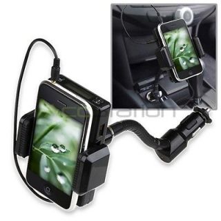 For iPhone 4 4S 3G FM TRANSMITTER CAR HANDSFREE ADAPTER
