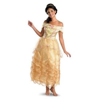 BELLE Adult Deluxe Disney Costume Beauty & The Beast Size 12 14 