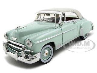 1950 CHEVROLET BEL AIR GREEN 124 DIECAST MODEL CAR