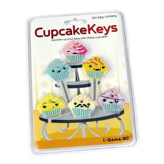 Cupcakeys   Set of 6 New Cupcake Key Cap Covers