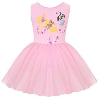  Disney Ballerina Princess Rapunzel Belle Jasmine Tutu Leotard Dress 