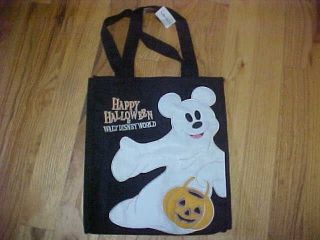 HAPPY HALLOWEEN Walt Disney World TOTE CANDY BAG Mickey 