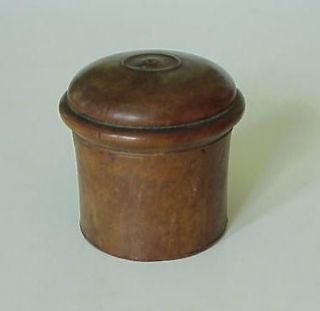 Antique 18thc Early American Treen Wood String Holder Dispenser Box