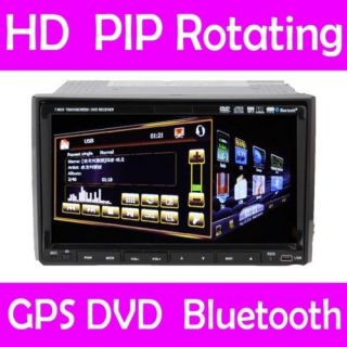 Digital Touch Screen 2 Din Car GPS Sat Nav DVD Player PIP TV Car 