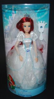 Disney Parks Exclusive Little Mermaid Ariel Wedding Bride Barbie Doll 