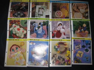 CHOICE ANNIES ATTIC PLASTIC CANVAS PATTERN LEAFLET #11   SEE DROP 