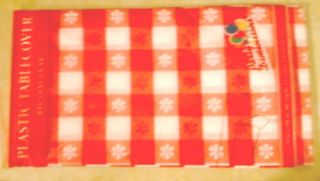 red checkered tablecloth in Yard, Garden & Outdoor Living