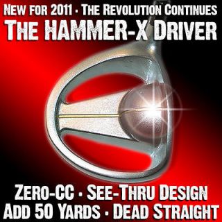 NEW Revolutionary HAMMER X Driver Golf Club Upgraded Xtreme Aerospeed 