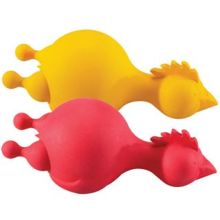   Dog Toy Tough By Nature Ruffians Chicken Squeaky Rubber Dogs Toys