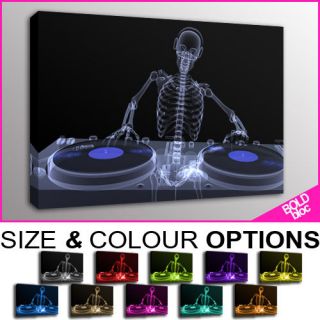 PREMIUM NEW   Music DJ Skeleton   10 COLOURS / SIZES