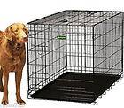 Giant Wire Large Dog Pet Kennel Crate 48L x 28W x 31H Fold Up 