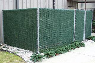 Artificial Privacy Fencing for chain linked fences. Made in the USA