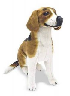Melissa and & Doug Plush Animal Dog Stuffed Beagle New