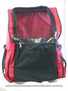 Lot 2 Pet Travel Carrier Stroller & Backpack Back Pack Bag Red Blue