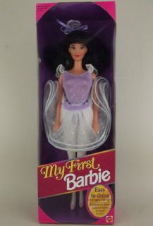 1993 My First BARBIE Asian Doll Ballerina 11342 Lavender Ballet 