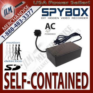 Spy Box DIY Hidden Spy Camera DVR Security Video Recorder Kit AC 