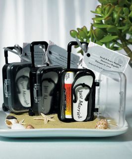 TRAVEL WEDDING PARTY FAVORS TROLLEY BOXES/CONTAINE​RS