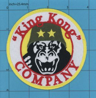 KING KONG PATCH TAXI DRIVER DE NIRO MOVIE M65 CULT Costume ARMY 