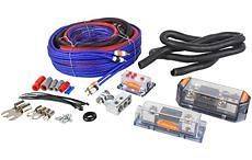   FDA0+4K 0+4 Gauge Dual Amplifier Installation Multiple Amp Wire Kit