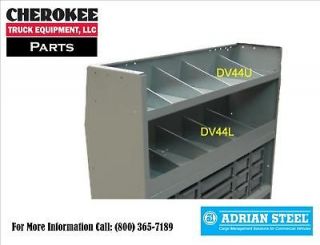 Adrian Steel DV44L4, 44 Series Lower Shelf Divider Kit