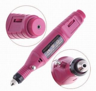 amazing 110 240v improved electric 6 bits pedicure nail drill art 