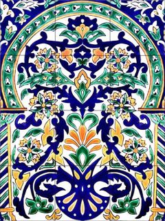 Moroccan Art Tile Mural Kitchen Back Splash Ceramic Mediterranean 