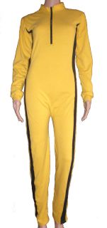 BRUCE LEE GAME OF DEATH ADULT JUMPSUIT / COSTUME SEXY KILL BILL 